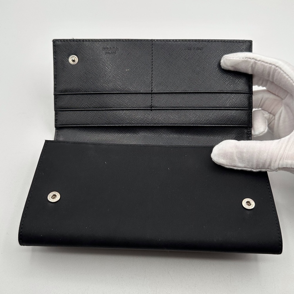 Prada Black Nylon Wallet - Picture 10 of 11